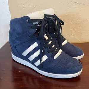Adidas wedge sneakers, women’s size 7.5